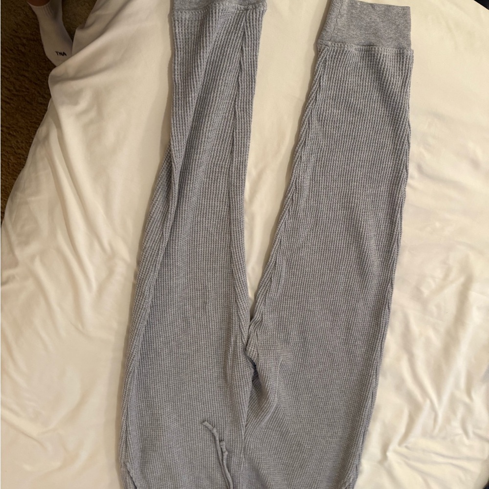 Nuuds waffle jogger - Heather Grey - Picture 6 of 8